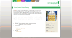 Desktop Screenshot of peterdornanphysio.com.au